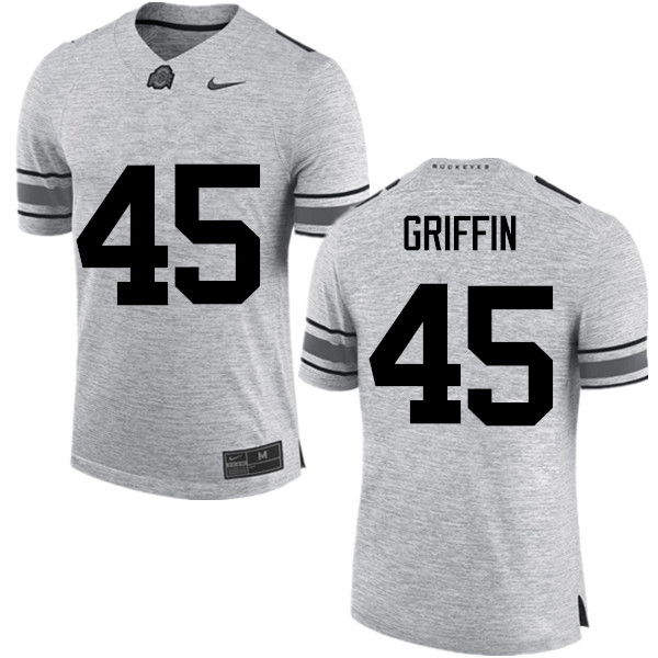 Men Ohio State Buckeyes #45 Archie Griffin College Football Jerseys Game-Gray